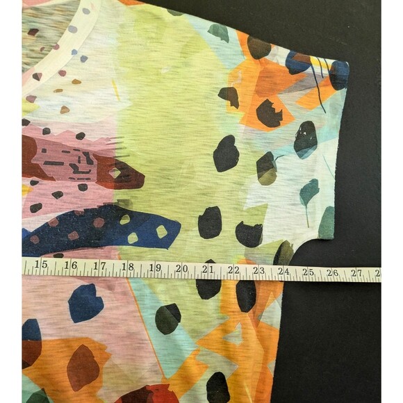 Jess & Jane Womens XL Abstract Print Lightweight Pullover Tunic Top - Picture 6 of 7